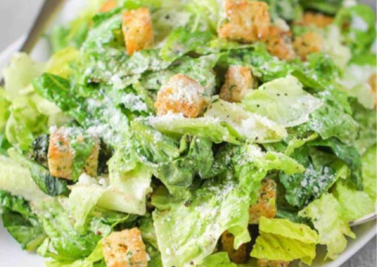 Simple Way to Make Super Quick Homemade Caesar salad