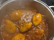 Una foto de chocos en tomate
