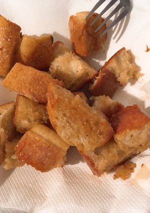 Hình của món Snack bơ đường.
