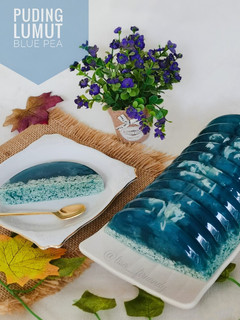 Foto resep Puding Lumut Bunga Telang