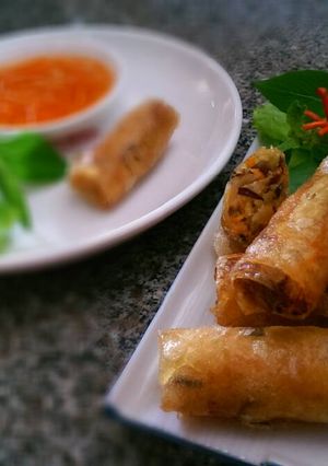 Hình của món Chả Giò Sake (Món Chay).