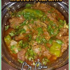 A picture of Mutton karahie.