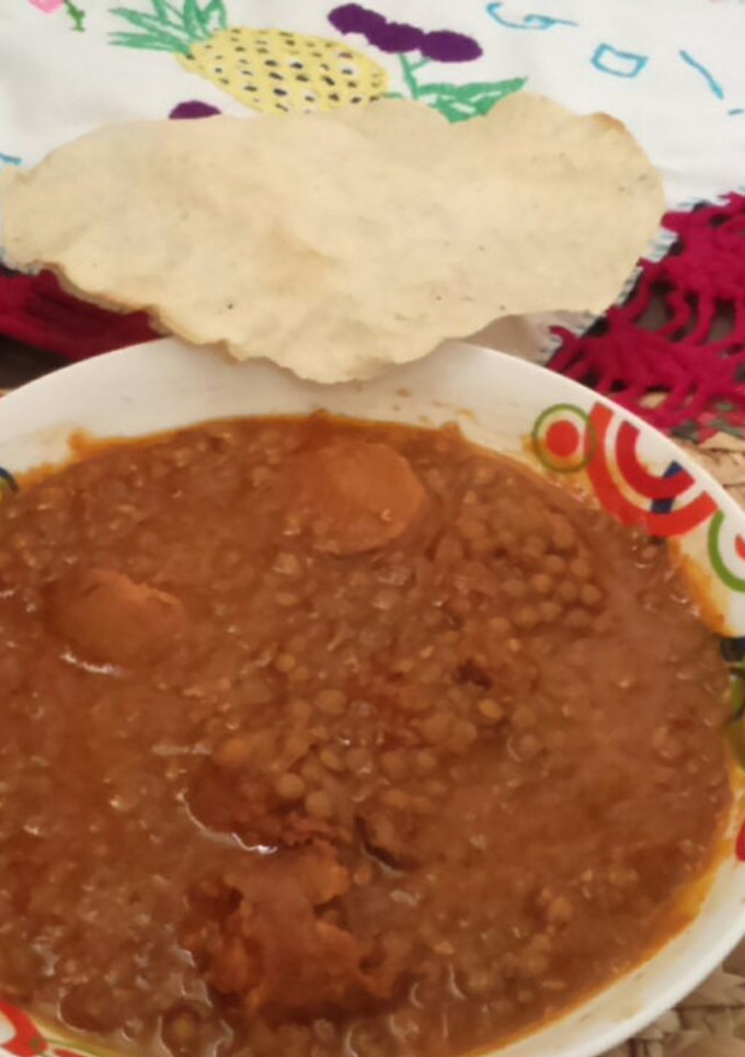 Una foto de Lentejas franciscanas. Olla de cocción lenta (CrockPot ,SlowCooker)