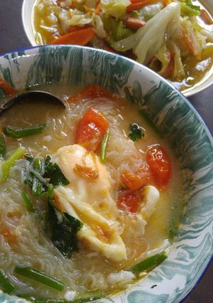 Foto resep Sup Telur Soun Vege Praktis