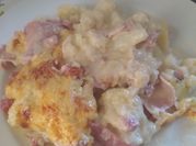 Une photo de brie et pommes de terre