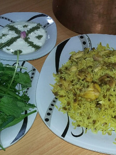 عکسی از دستور عدس پلو با سینه مرغ