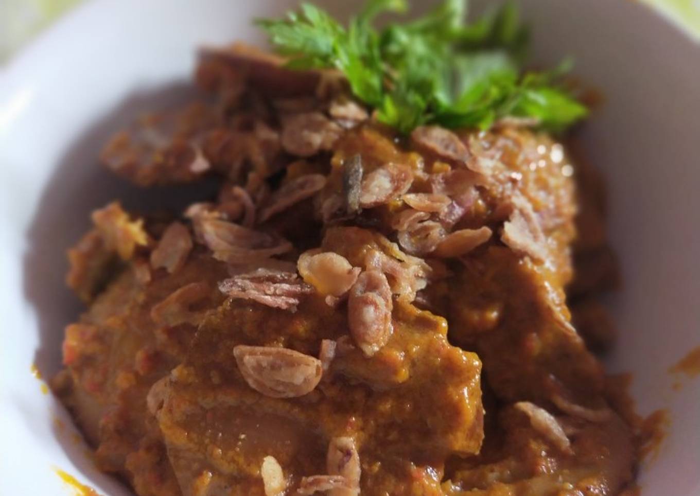 Rendang Jengkol + Daging