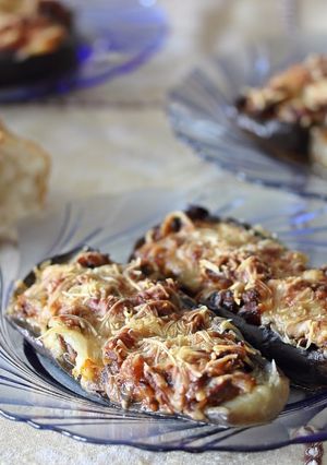 Una foto de Berenjenas rellenas