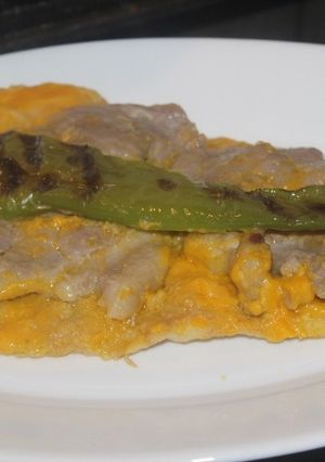 Una foto de Cabezada en pan sabor ajo y cilantro