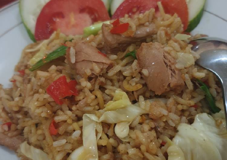 11Resep: Nasi Goreng Magelangan Tuna🐟 yang Gurih