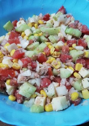 O poză a rețetei Salată cu ton.