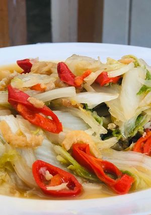 Foto resep Tumis Sawi Putih Sederhana