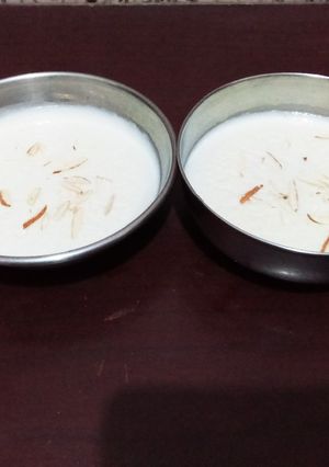 A picture of Sooji ki kheer.