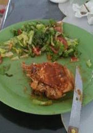Una foto de Pollo con Salsa de Naranjas
