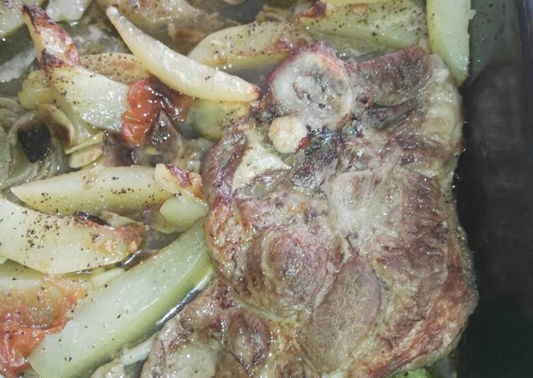 Asado de aguja de cerdo