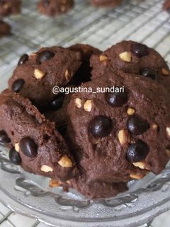 Foto resep 189. Cookies Coklat Kacang Choco chips