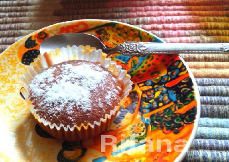 Cup cake milo dan susu coklat no egg