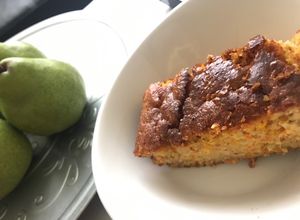 Una foto de Torta de zanahoria con harina de avena