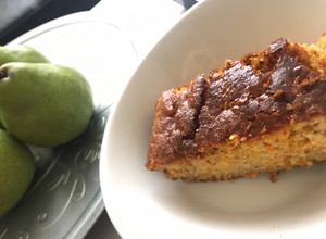 Una foto de Torta de zanahoria con harina de avena