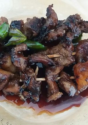 Foto resep Sate kambing teflon bumbu kecap #kitaberbagi