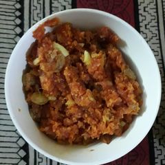 A picture of Gajar ka halwa.