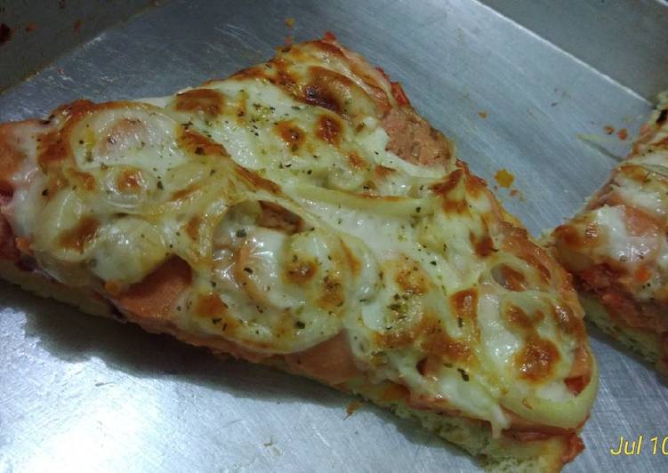 Cara Gampang Menyiapkan Pizza Tuna Melt Anti Gagal