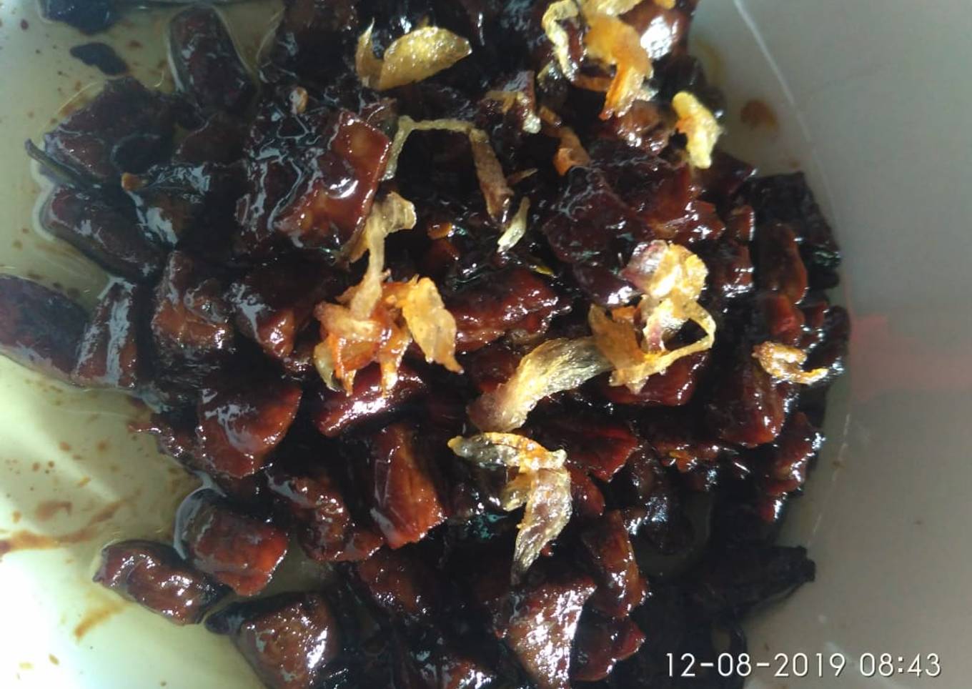 Sate sapi goreng