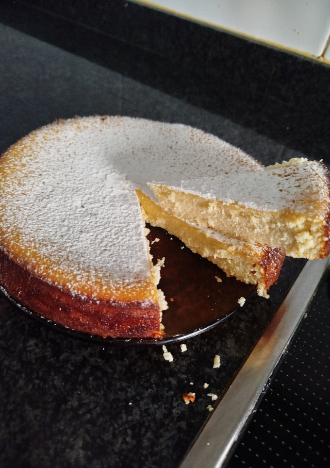 Una foto de Torta de queso y almendra SIN GLUTEN
