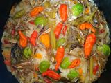 Nasi liwet teri jengki