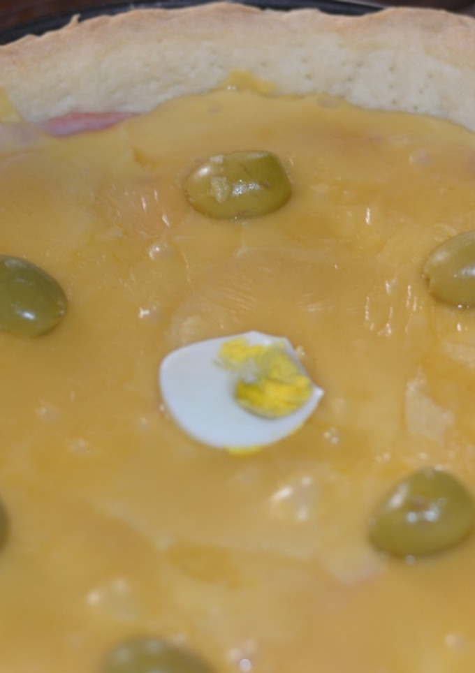 Una foto de Tarta con masa de harina y grasa