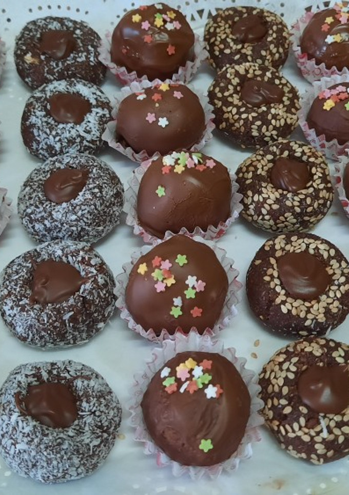 Una foto de Galletas marroquíes sin horno y sin cortadores sólo en 10 minutos