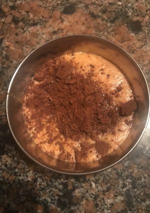 Una foto de Chocotorta versión light con 5 ingredientes o chocotorta fitness