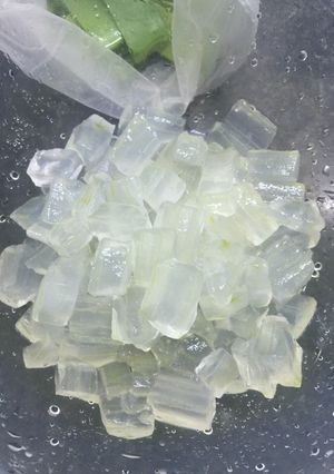 Hình của món Thạch nha đam (nguyên chất 100%).