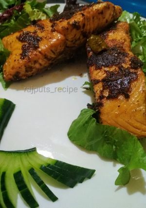 A picture of Roasted Salmon Fish.