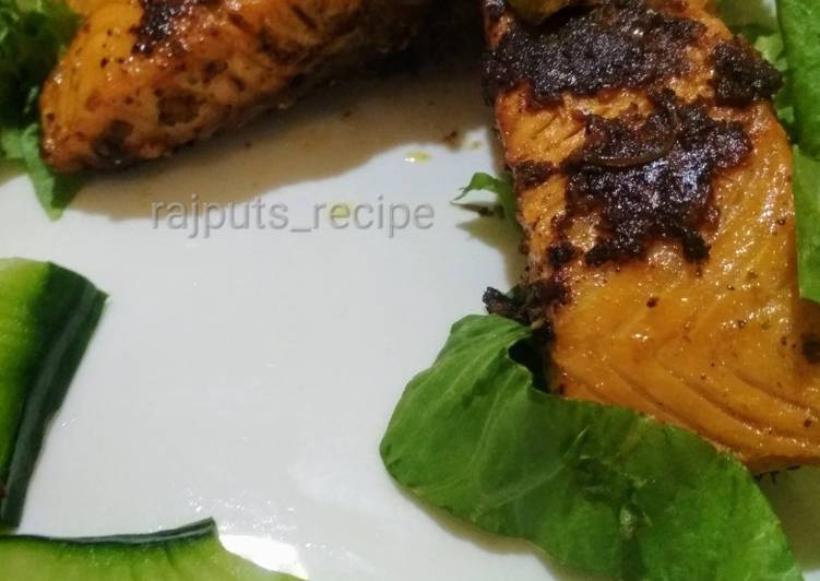 Recipe of Super Quick Homemade Roasted Salmon Fish