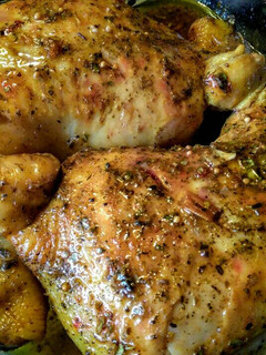 Una foto de PIERNAS De Pollo con Semillas de Mostaza a las hierbas...!