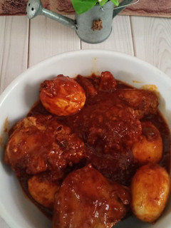 Foto resep Ayam & Telur Masak Habang