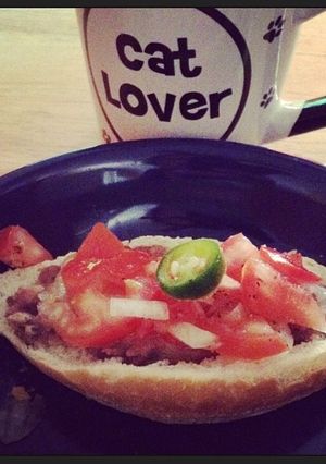 Una foto de Molletes