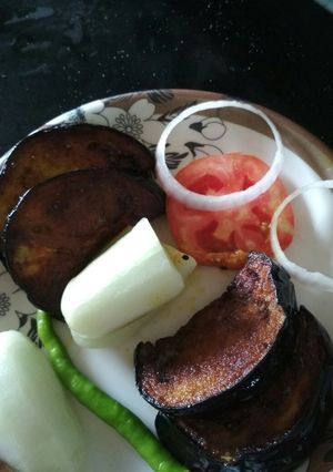 A picture of Brinjal salad.