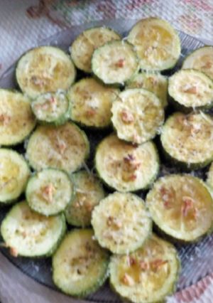 Una foto de Zuchinis al horno