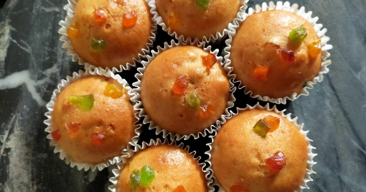 Orange Tutti Frutti Muffins Recipe by Darshana Patel - Cookpad