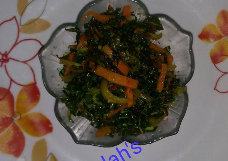 Recipe of Super Quick Homemade Sauted spinach and carrot Cooking Basics for Beginners