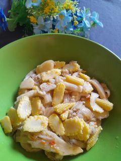 Foto resep Tumis jamur tiram dan putren