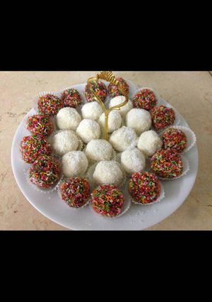 صورة لوصفة كرات الباونتي
