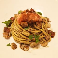 A picture of Spaghetti nero di seppia.