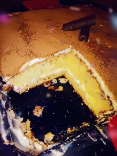 صورة لوصفة كيكة بذوق وكريمة الليمون 🍋🍋😋😍❤️♥️
