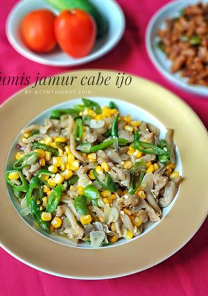 Foto resep Tumis jamur cabe ijo