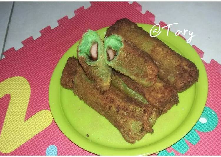 Bagaimana Menyiapkan Roti goreng isi sosis Anti Gagal