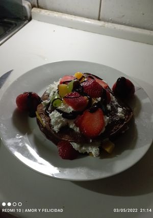 Una foto de Panqueques esponjosos de chocolate 🥞