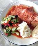 Pierna Ahumada enchilada